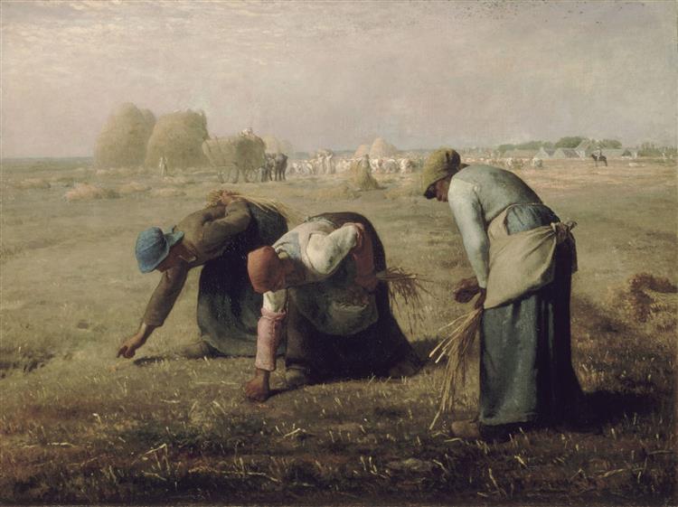 Las espigadoras by Jean-François Millet (1857)