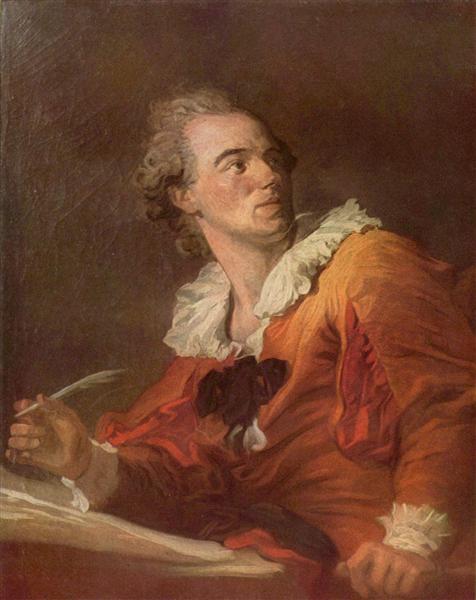 El beso robado by Jean-Honoré Fragonard (1787)
