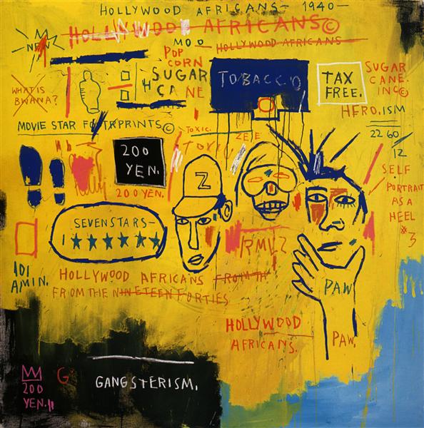 Hollywood Africans by Jean-Michel Basquiat (1983)