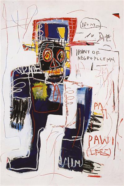 Irony of a Negro Policeman by Jean-Michel Basquiat (1981)