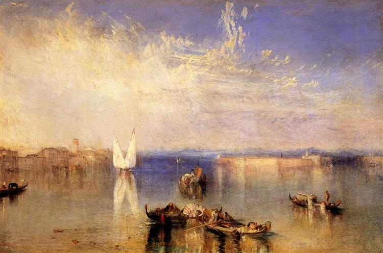 Luz y color (La teoría de Goethe) by J.M.W. Turner (1843)