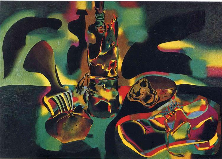 Naturaleza muerta con zapato viejo by Joan Miró (1937)