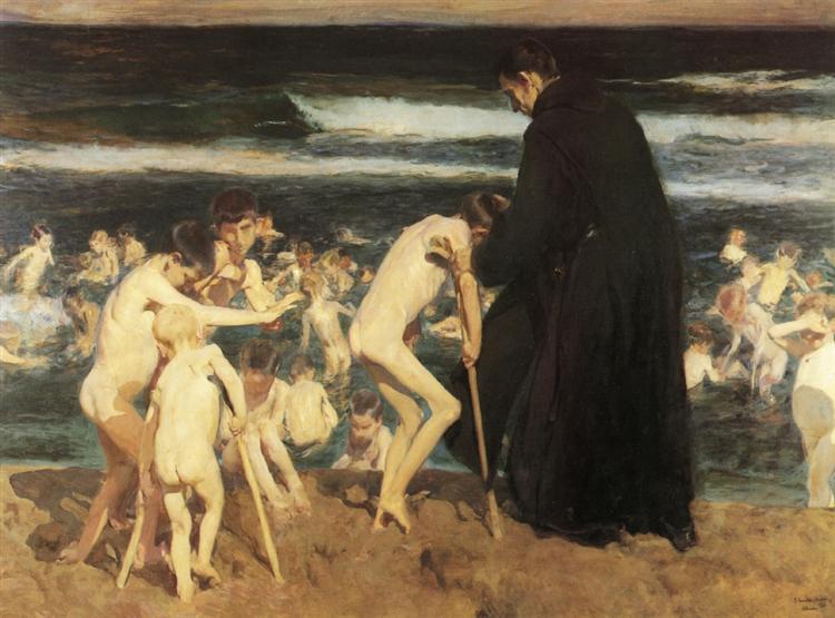 !Triste herencia! by Joaquín Sorolla (1899)