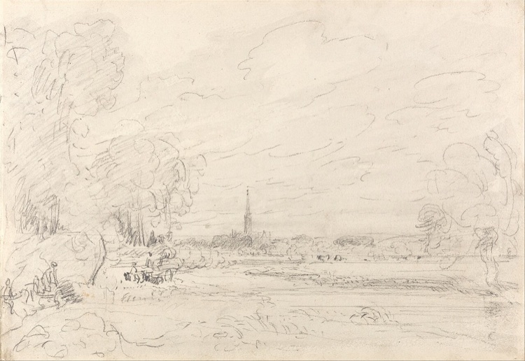 La catedral de Salisbury desde los prados by John Constable (1831)