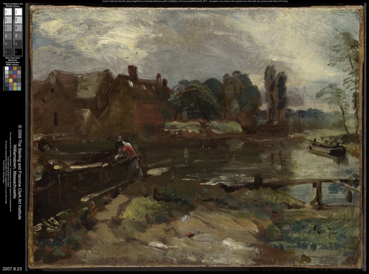El molino de Flatford by John Constable (1816)