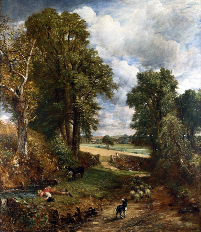 The Cornfield by John Constable (1826)