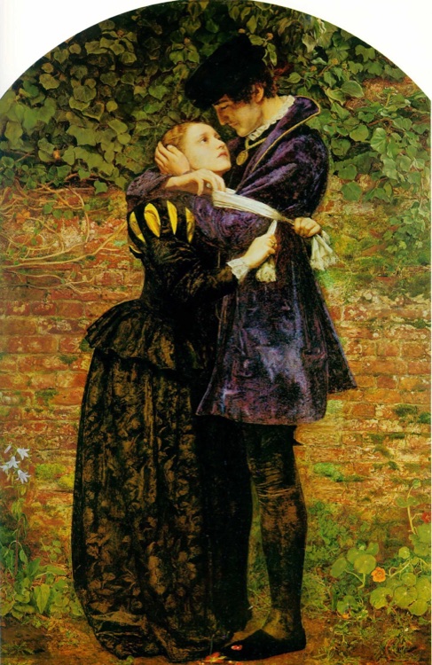 Un hugonote el día de San Bartolomé by John Everett Millais (1852)