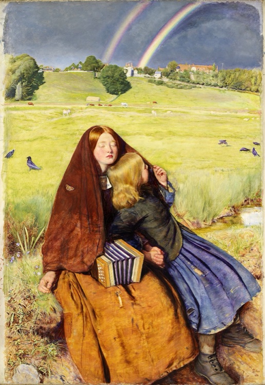 La niña ciega by John Everett Millais (1856)