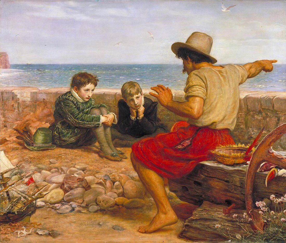 The Boyhood of Raleigh by John Everett Millais (1870)