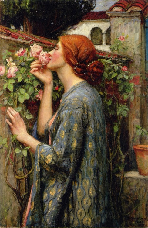 El alma de la rosa by John William Waterhouse (1908)