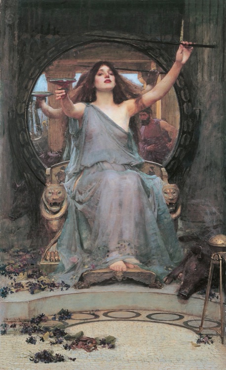 Circe ofreciendo la copa a Ulises by John William Waterhouse (1891)