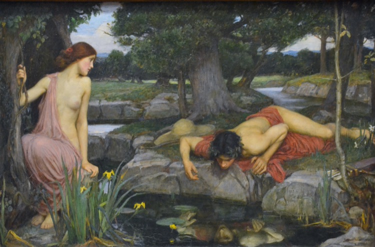 Echo and Narcissus by John William Waterhouse (1903)
