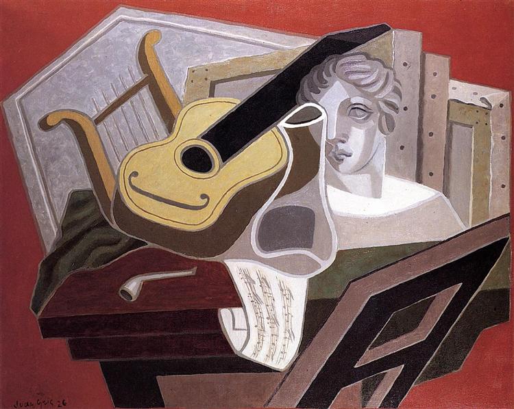 La mesa del músico by Juan Gris (1926)