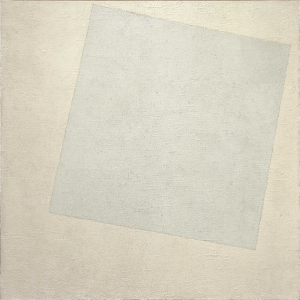 Cuadrado blanco sobre fondo blanco by Kazimir Malevich (1918)