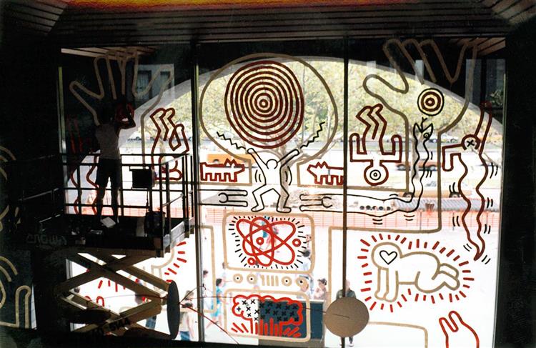 The Tree of Monkeys by Keith Haring (1984)