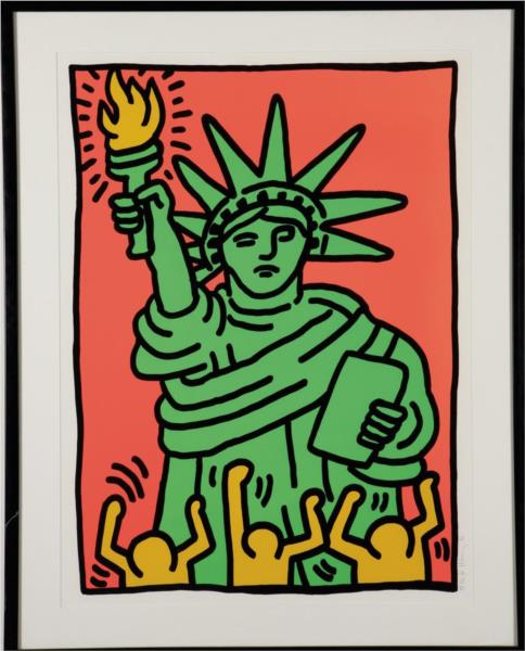 Estatua de la Libertad by Keith Haring (1986)