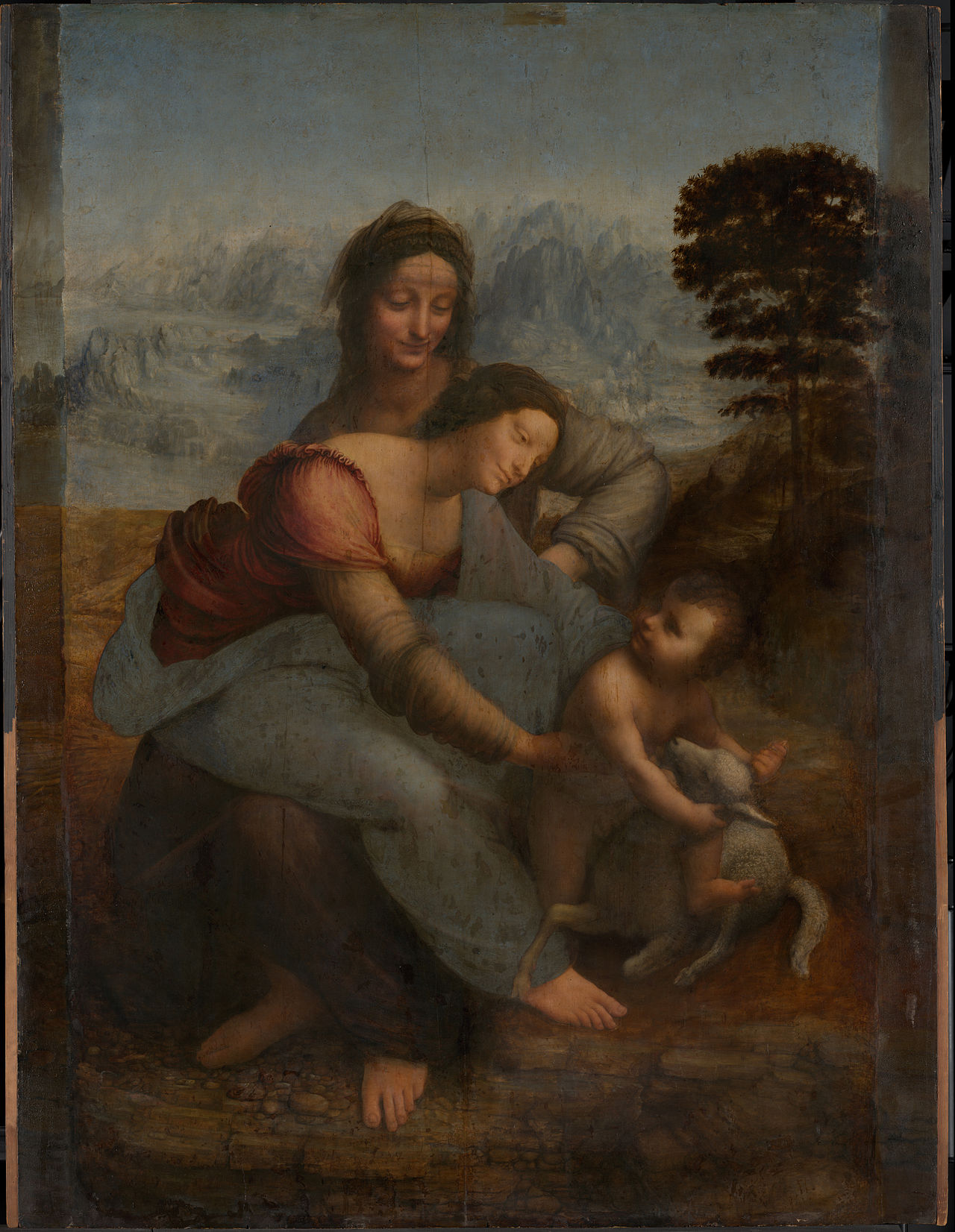 The Virgin and Child with Saint Anne by Leonardo da Vinci (1503)