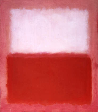 Blanco sobre rojo by Mark Rothko (1957)