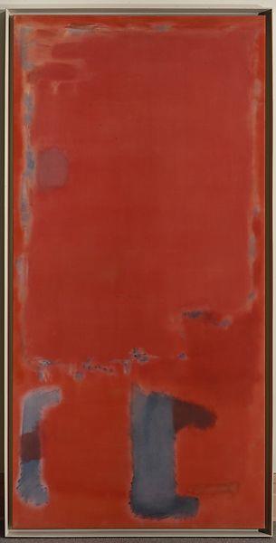 Centro blanco (Amarillo, rosa y lavanda sobre rosa) by Mark Rothko (1950)
