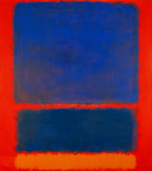 Azul y gris by Mark Rothko (1962)