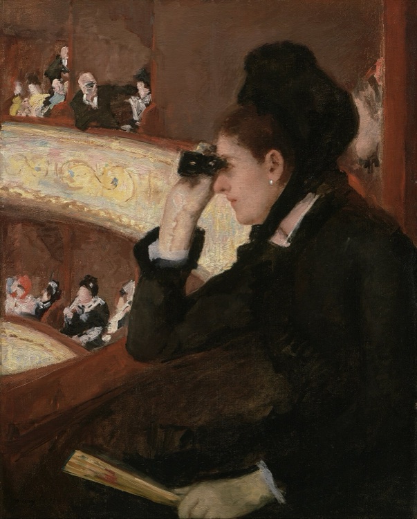 En el palco by Mary Cassatt (1878)