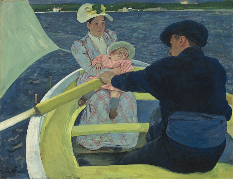 El paseo en barca by Mary Cassatt (1894)