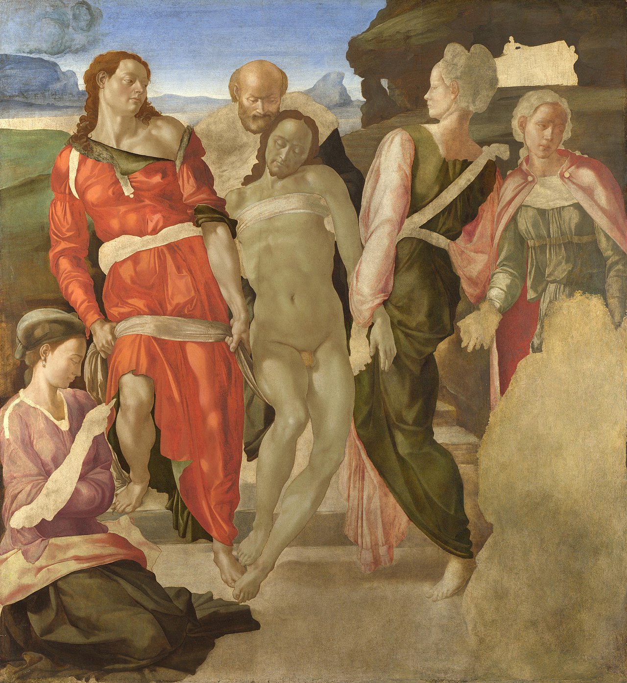The Entombment by Michelangelo (1501)