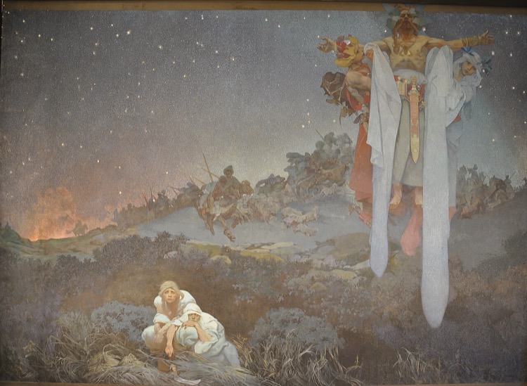 Los eslavos en su patria original by Alphonse Mucha (1912)