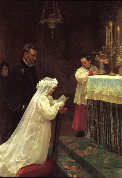 Primera Comunión by Pablo Picasso (1896)
