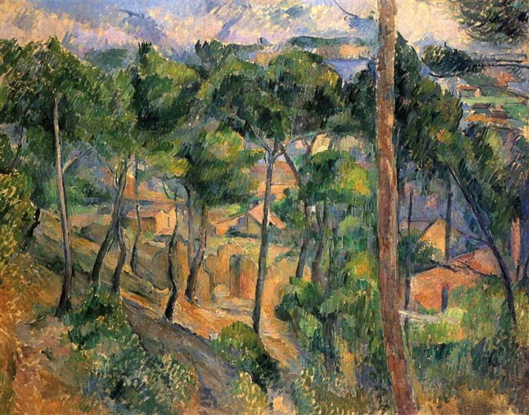 L'Estaque by Paul Cézanne (1885)