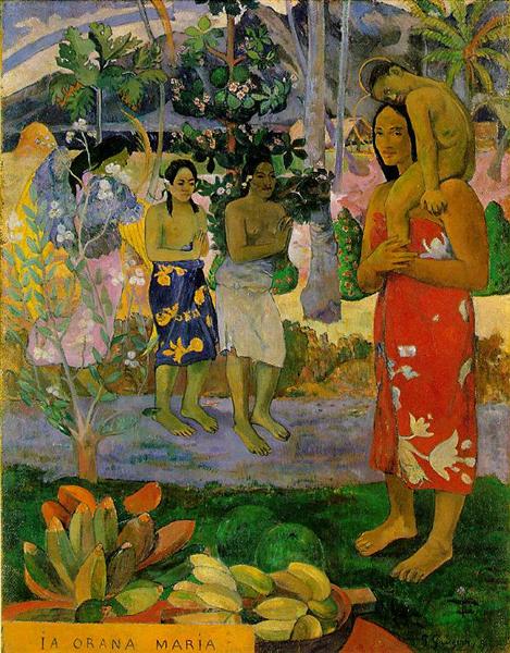 Ia Orana María by Paul Gauguin (1891)