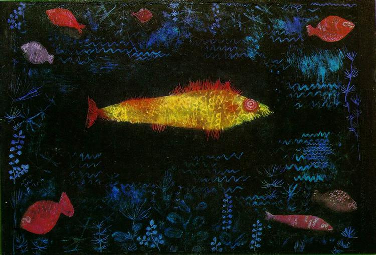 El pez dorado by Paul Klee (1925)