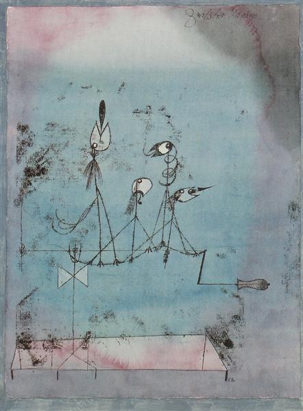 Máquina Twittering by Paul Klee (1922)