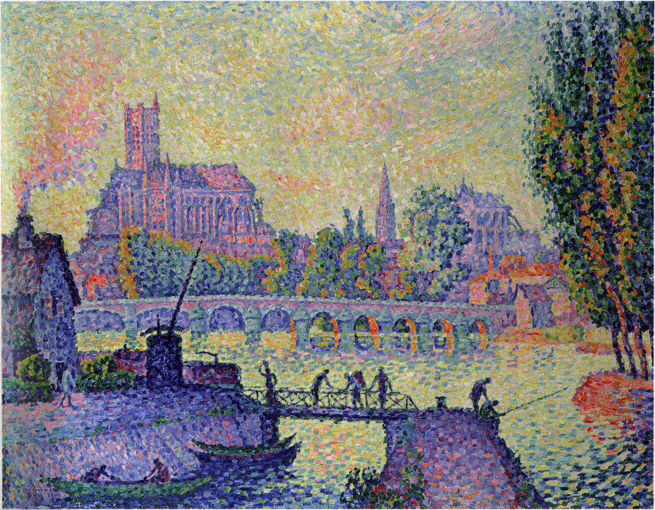 Bridge at Auxerre by Paul Signac (1902)