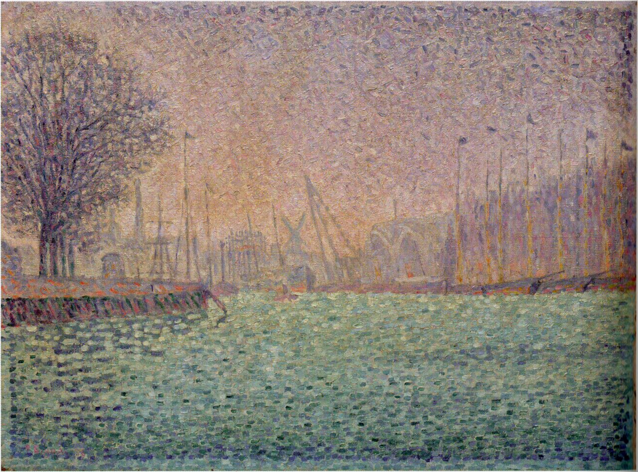 The Basin of Flushing by Paul Signac (1896)