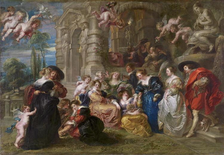 El jardín del amor by Peter Paul Rubens (1633)