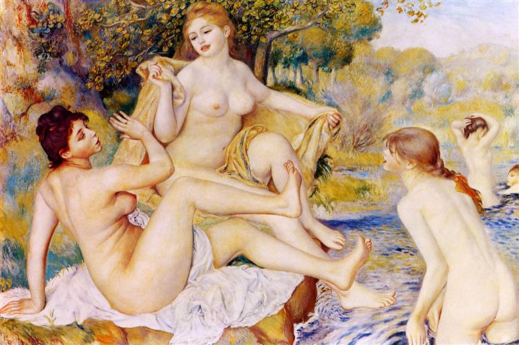 Las grandes bañistas by Pierre-Auguste Renoir (1887)