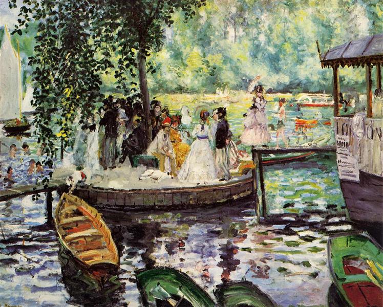 La Grenouillère by Pierre-Auguste Renoir (1869)