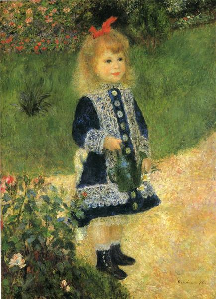 Niña con regadera by Pierre-Auguste Renoir (1876)