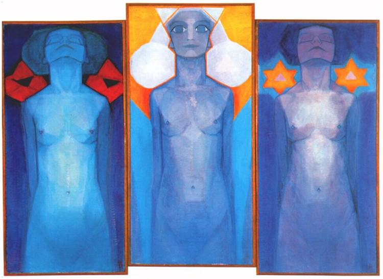 Evolución by Piet Mondrian (1911)