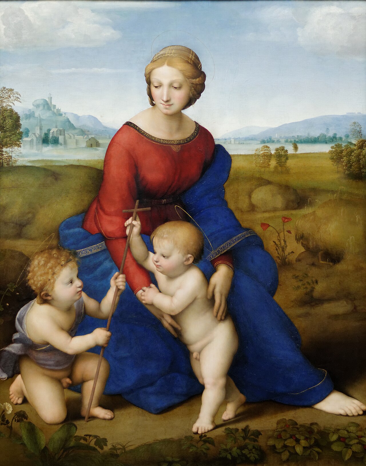 Madonna of the Meadow by Raphael (1506)