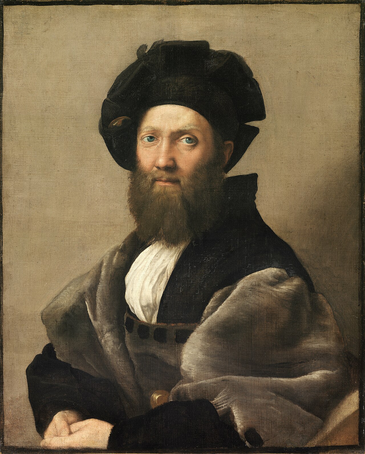 Retrato de Baldassare Castiglione by Raphael (1515)