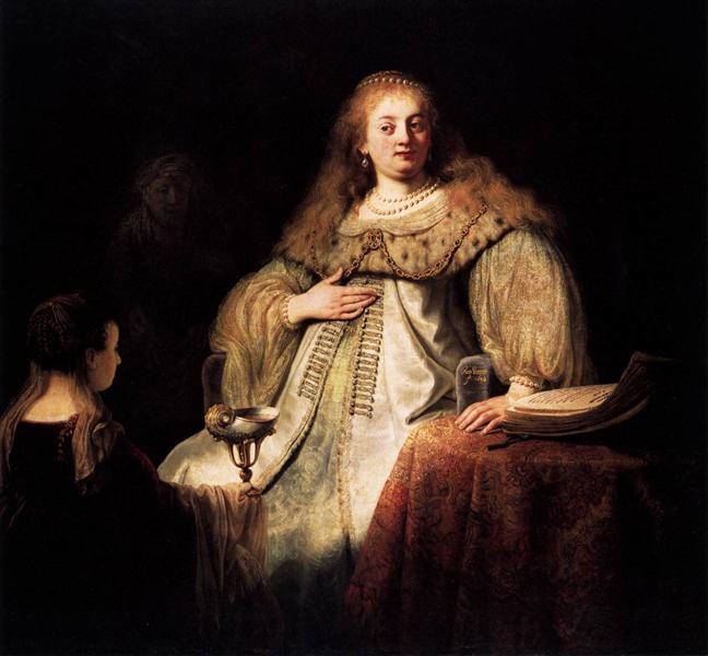 Artemisa by Rembrandt (1634)