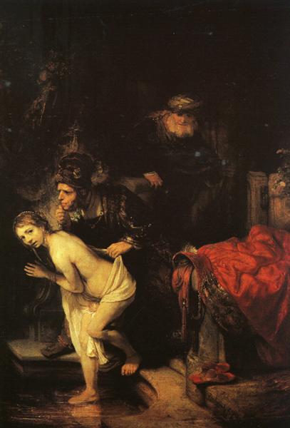 Susana y los viejos by Rembrandt (1647)