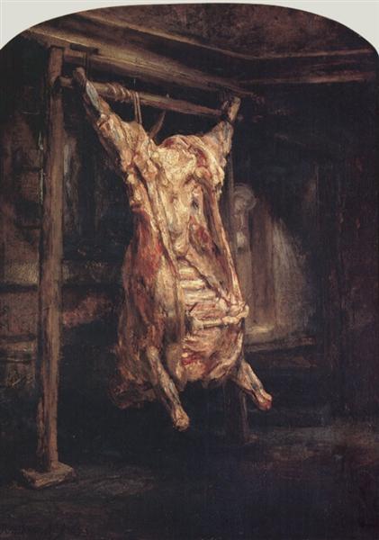 El buey desollado by Rembrandt (1655)