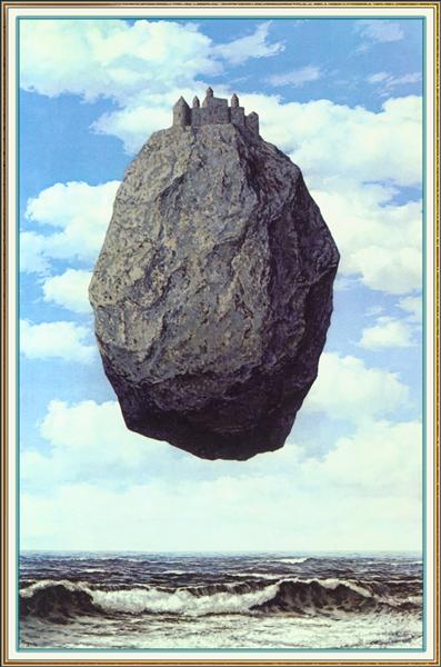 El castillo de los Pirineos by René Magritte (1959)