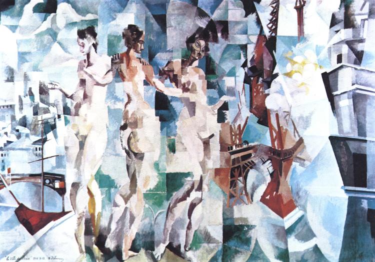 La ciudad de Paris by Robert Delaunay (1912)