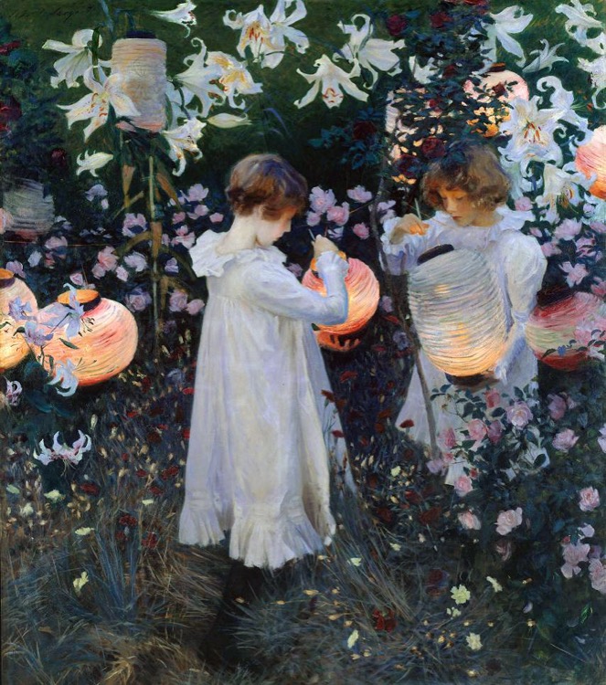 Clavel, lirio, lirio, rosa by John Singer Sargent (1886)