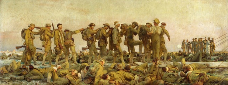 Gaseados by John Singer Sargent (1919)