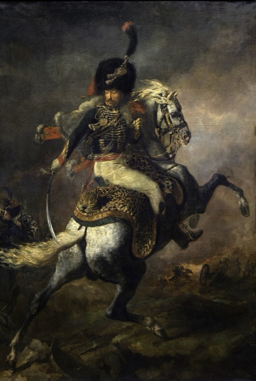 Oficial de cazadores a la carga by Théodore Géricault (1812)